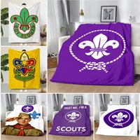BOY SCOUT Printed Blanket Picnic Blankets Warm Blanket Soft and Comfortable Blanket Home Travel Birthday Gift 1
