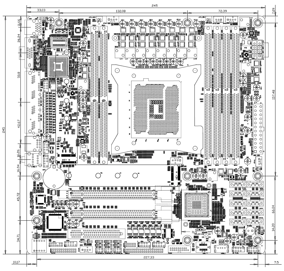 10ベイX99 NASマザーボード XEON E5-2699 2695 V4 C612 6*DDR4 V10