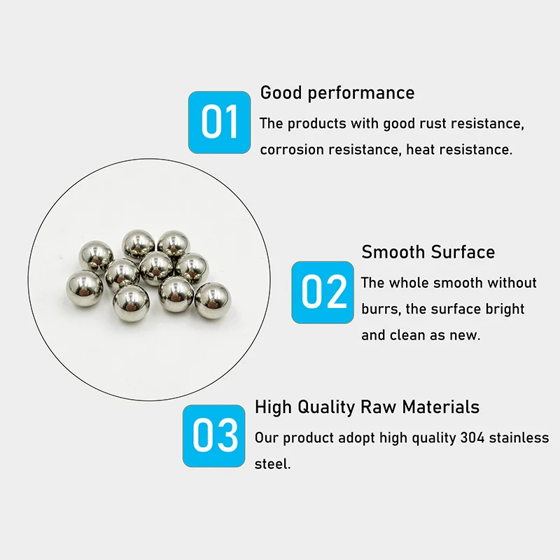 A2-70 304 Stainless Steel Balls Ball Bearing Roller Bead Smooth Solid Ball Slingshot Hunting Dia 3mm 8mm-20mm solder balls,stainless steel balls