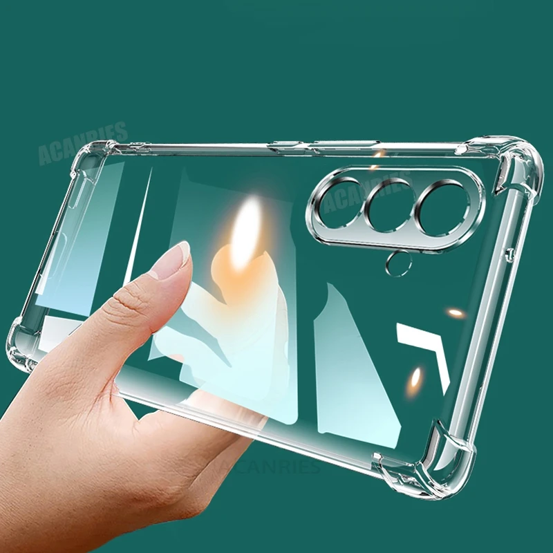 Shockproof Transparent Silicone Full Cover Airbag Case