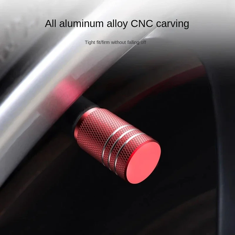 Universal Dustproof Tire Valve Stem Caps - Set of 4 Protective Wheel Covers