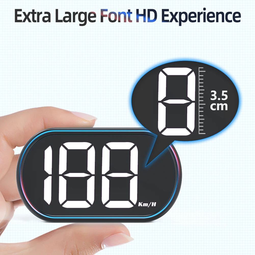 

Универсальный запасной Автомобильный GPS HUD Автомобильная электроника цифровой дисплей км/ч миль/ч спидометр для автомобилей