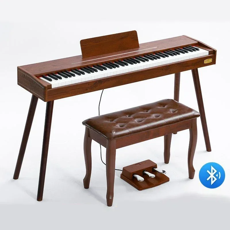 88-key Wooden Musical Electric Organ Heavy Hammer Keyboard Professional Adult Electronic Piano Beginner Flexible Midi Controller