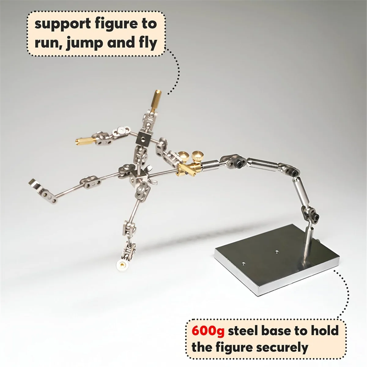 SEMOIC Stop Motion Rig-Armature Rigging System with 5 Connectors to Support Your Character'S Movement, Puppet Maximum Load 100g
