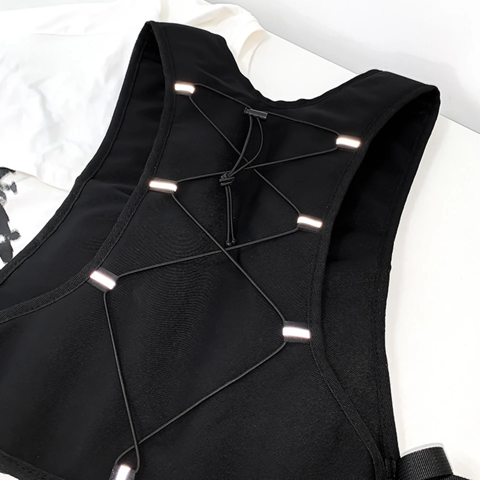 Reflective Tactical Chest Bag for Outdoor Activities