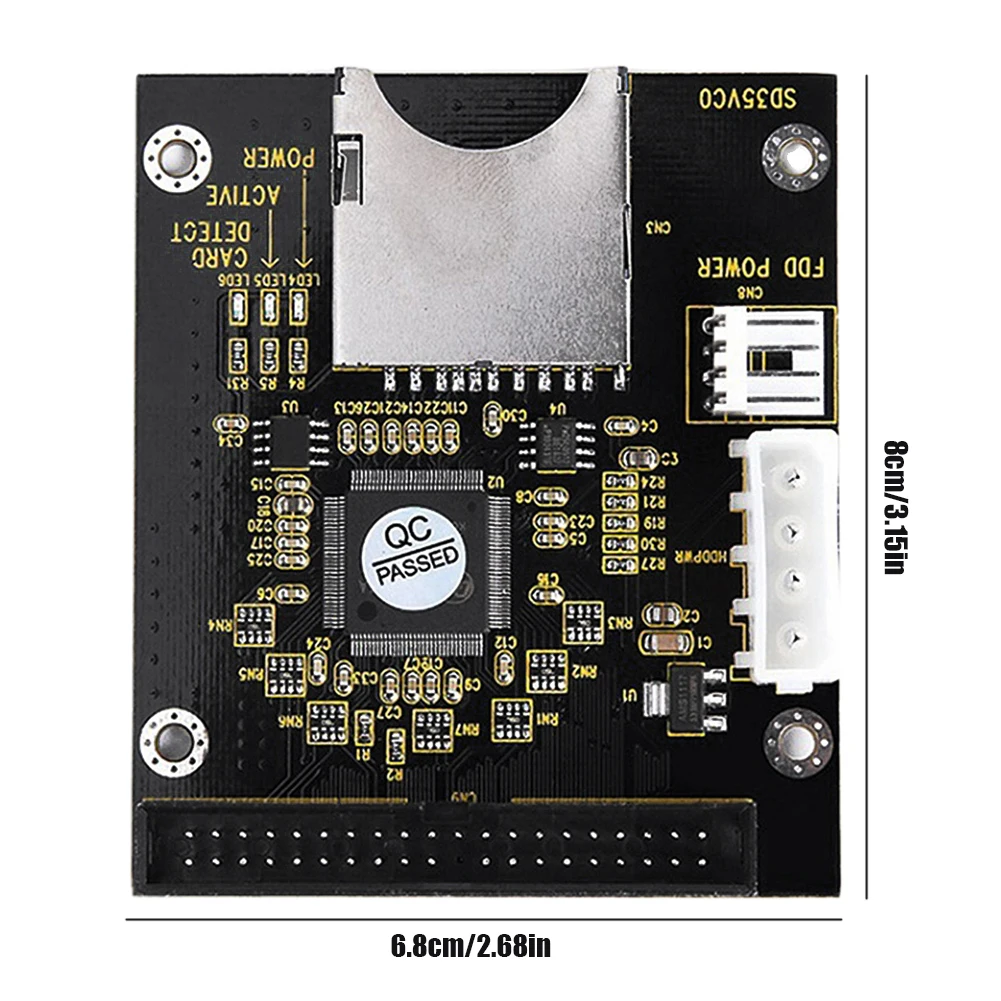 SD-3.5 ġ IDE SSD ޸ ī, SD-2.5 ġ IDE 44  ޸ Ȯ ī, Ʈ º 5V  ī