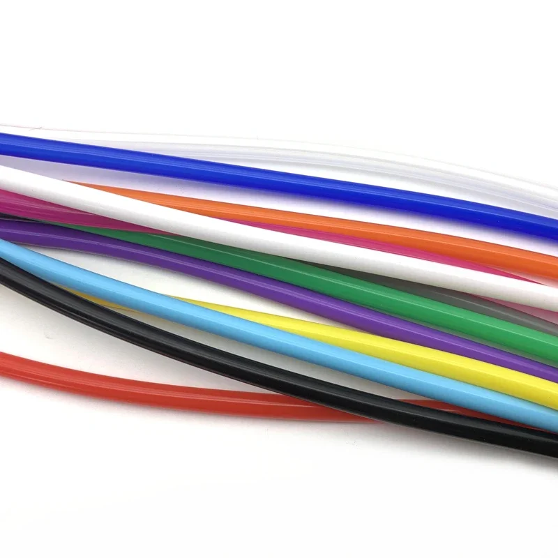 5Meter ID3 x OD5 mm Silicone Tube Flexible Hose Food Grade Soft Drink Pipe Red Blue Green Yellow Orange Purple Brown White Black