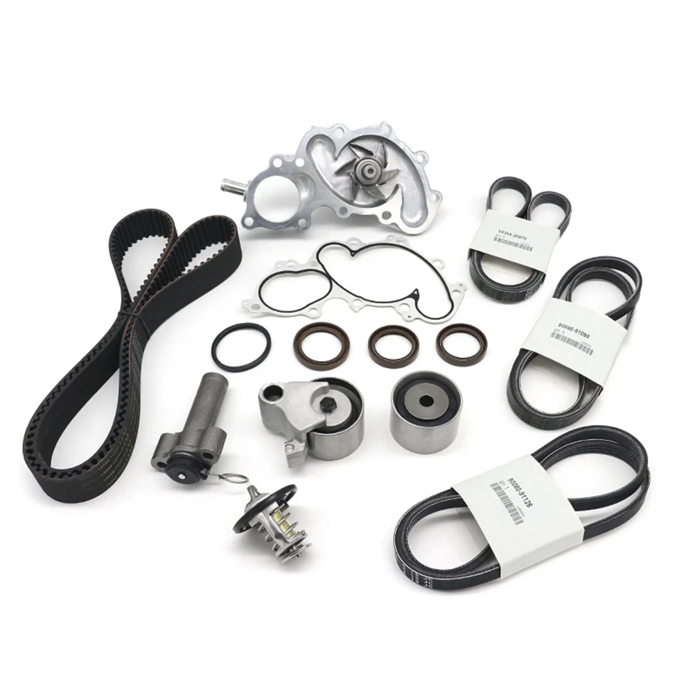 

Комплект ремней ГРМ двигателя, 15 шт., водяной насос 13568-69095 для Toyota Tacoma Tundra 4runner 3.4L V6 Engine 13503-62040 13505-62070
