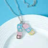 “CRY BABY” Pendant Necklace Popular Singer Melanie and Martinez Music Albums Periphery Enamel Pendant Fans Jewelry 3