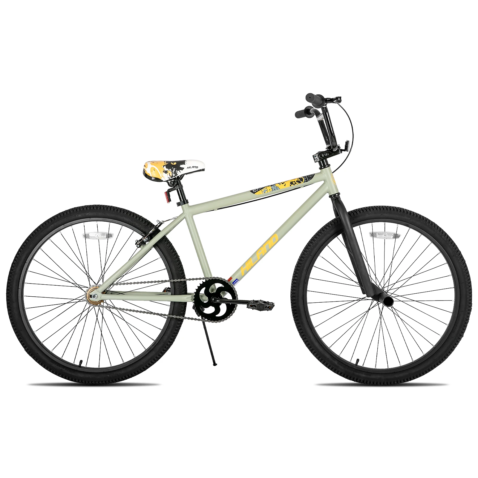 送料無料】HILAND 20インチ BMX自転車 フリースタイル 初心者向き 練習