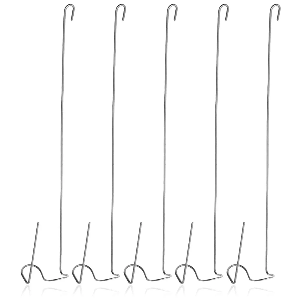 

5 Pcs Air Pineapple Hook Metal Clothes Rack Coat Hangers Tillandsia Stand Hanging