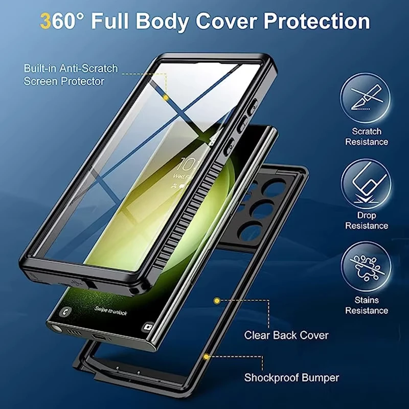Ultimate IP68 360-Degree Waterproof Sealed Phone Case