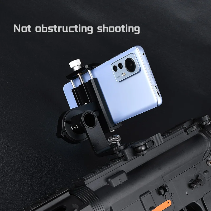 WADSN Mobile Phone Metal Holder Tactic For 20mm Picatinny Fixed Rail Gun Side Rail Mount Holder Outdoor Hunting Query Navigat