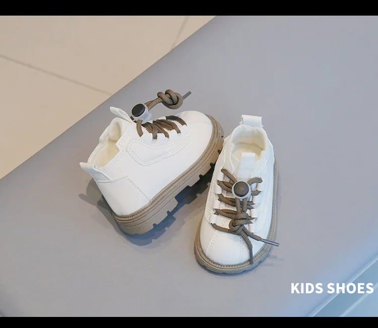 Neu Kinder Leder Jungen Schuhe Mode Baby Knöchel Schnee Stiefel Sport Turnschuhe Winter Schuh für Mädchen_voghion.com