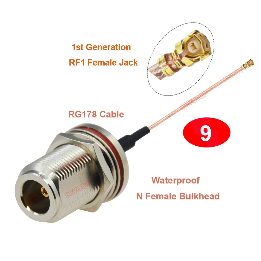 RG178同軸ケーブル NメスバルクヘッドU.FLミニPCI 2個セット RG178同軸ケーブル NメスバルクヘッドU.FLミニPCI 2個セット 楽天市場