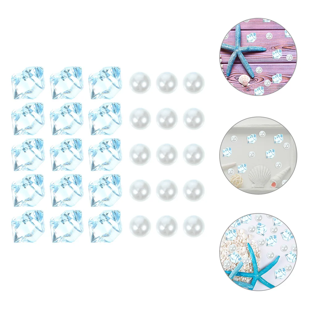 

Beads for Crafts Transparent Fish Tank Decoration Aquarium Stones Ornaments Decorations Rocks Vases