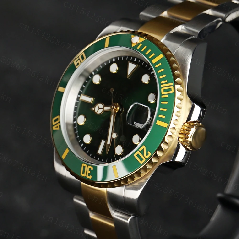 2022 Fashion New 40mm Men's Leisure Sports Sapphire Mirror Stainless Steel Material Waterproof Automatic Mechanical Watch