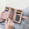 MIYIN 2024 New Wallet Women's Short Korean Cute Buckle Double Discount Multi Card Change Handbag 1