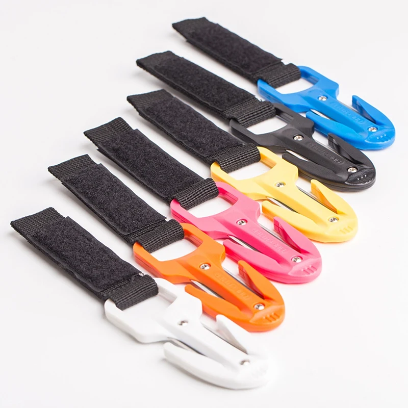 Diving Cutter Diving Hand Line Cutter Cutting Knife with Extra Blade for Scuba Hiking Extreme Sports Black diving cutter