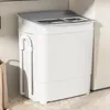 Portable Washing Machine 17.6 Lbs Compact Twin Tub Washer with Spin Cycle Washer and Dryer Combo 1