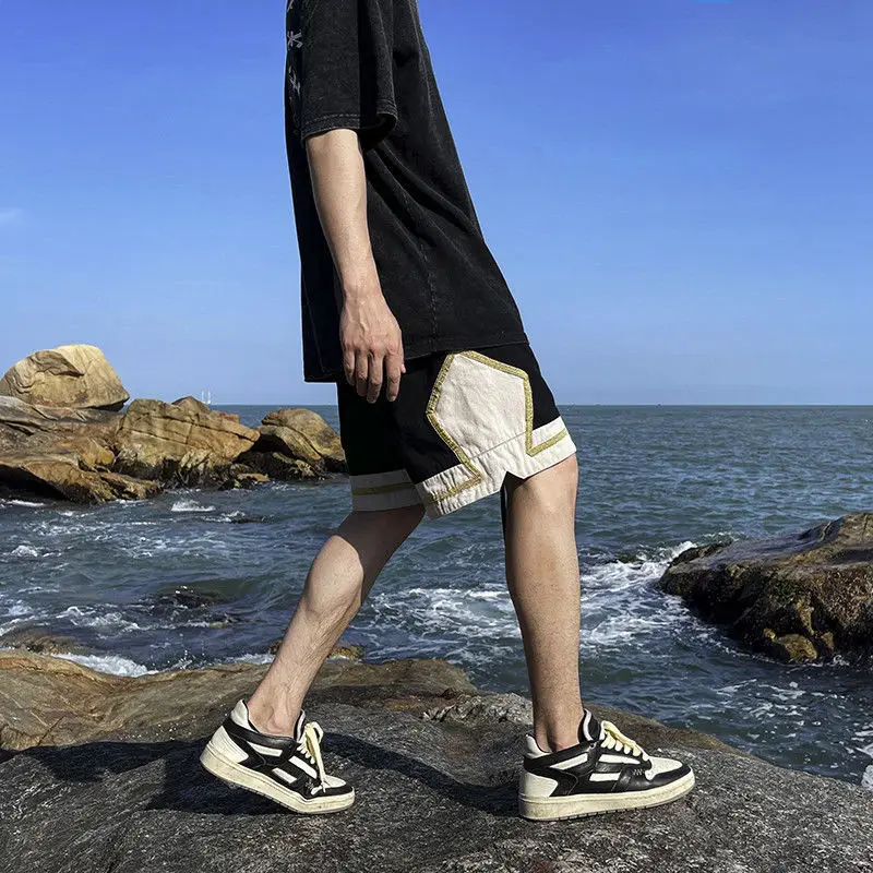 Casual Shorts Sweatpants Designer Y2k Cotton Wide Trendyol Summer Pants Fashion Baggy Men's Sports Women's Harajuku Clothing