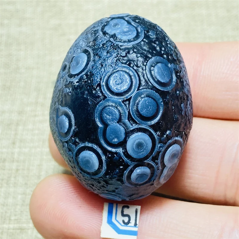 

Natural Alxa Black Agate Chakra Energy Stone Crystal Body Healing Home Decor