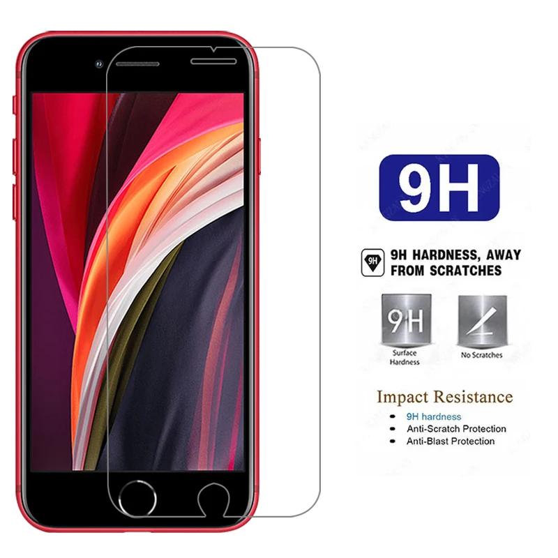 vetro temperato protettivo per apple iphone se 2020 2 protezione schermo su iphonese2 se2 se2020 pellicola di seconda generazione i phone iphon - immagine 6