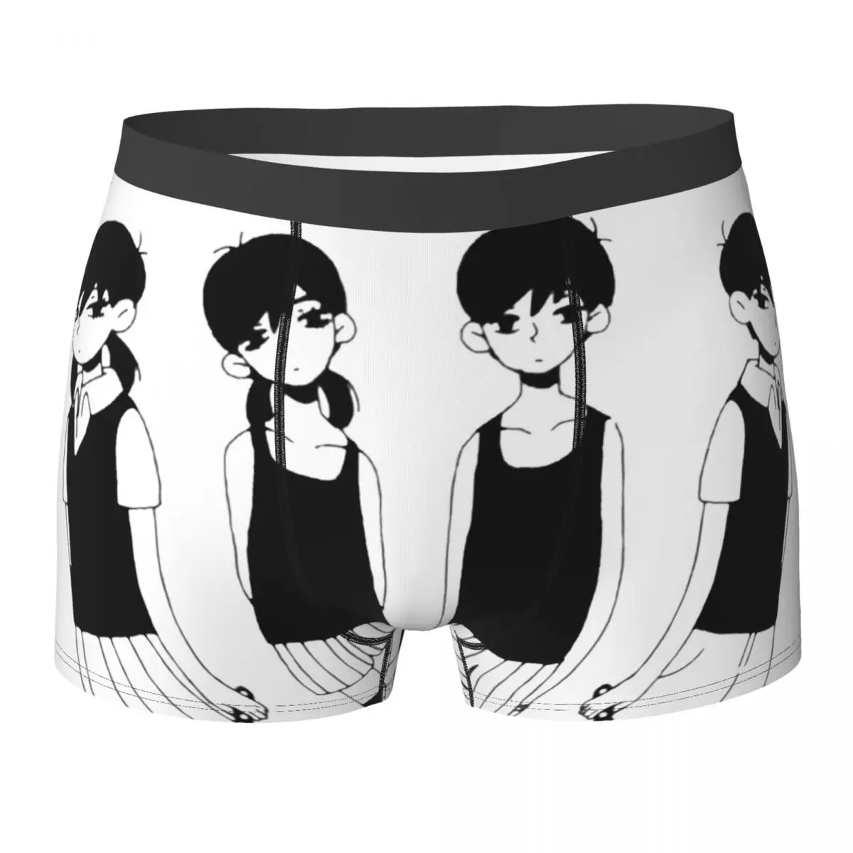 

Omori Twins нижнее белье для видеоигр, боксеры с рисунком, мужское нижнее белье