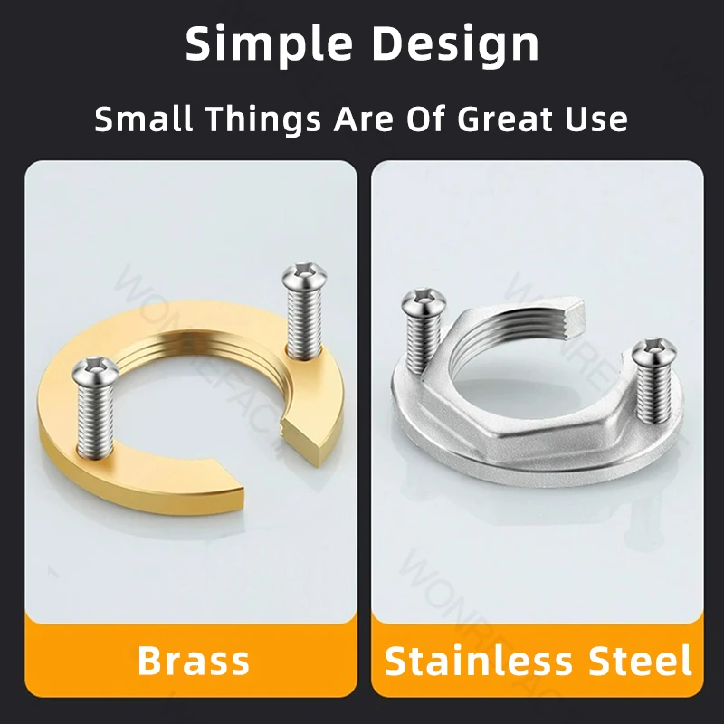 Brass Faucet Fixing Accessories Faucet Lock Nut Fastening Washer Various Sizes Tool Kitchen Wash ​Basin Fastening Circlip Washer