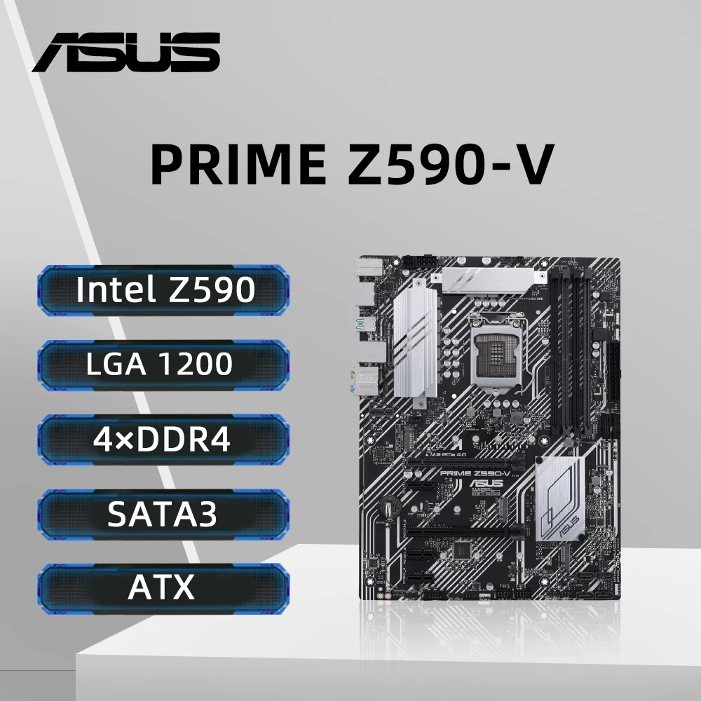 ASUS PRIME Z590-V Motherboard LGA1200 Support i9-11900KF 10900K i7