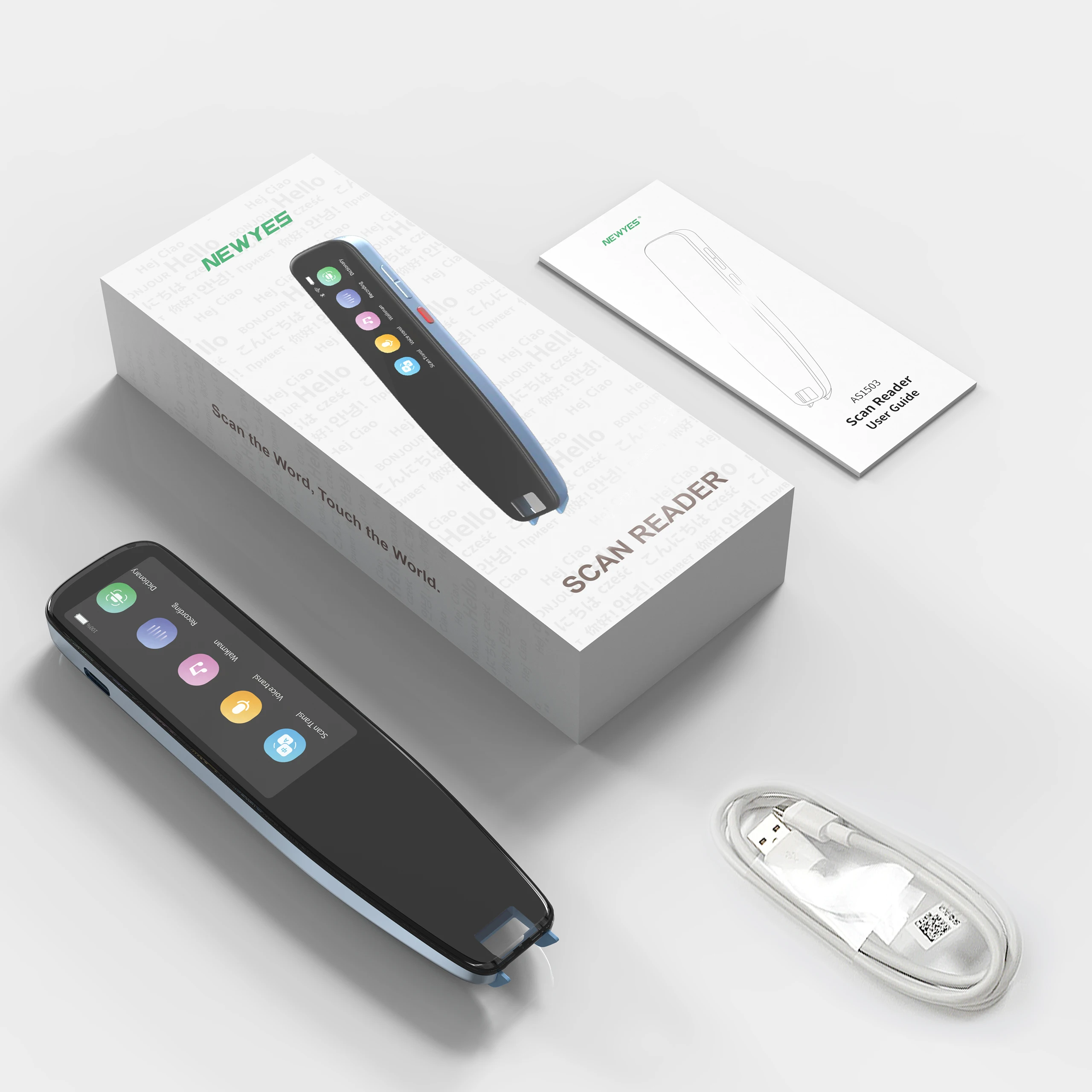 NEWYES Smart Voice Translator 112 Language Offline WIFI Scan Translation Pen Scanning Translation Pen Business Travel Abroad