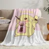 Cute Throw Blanket Luxury Bedding Pokemon Fluffy Soft Blankets Sofa Decoration Hairy Blankets for Bed Blanket 150cm X 200cm Knee 3