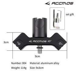 Enhanced Archery Adjustable Quick Release Durable V Bar Aluminum Stabilizer Balance (4  recurve 45 0d)