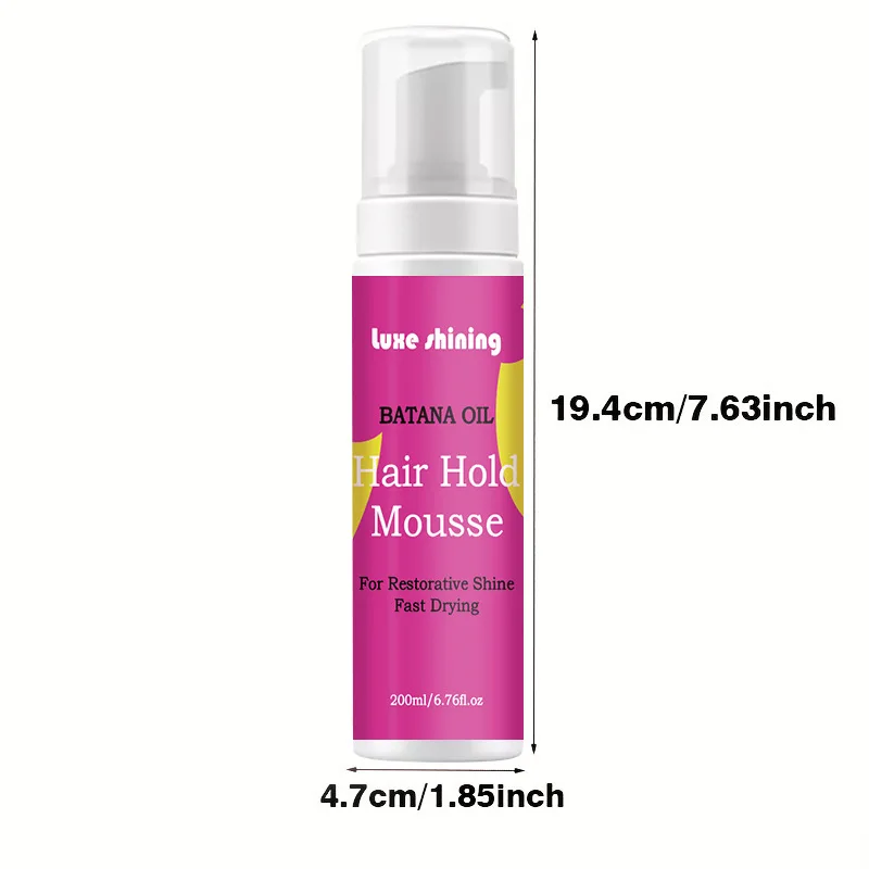 BATANA OIL Curl Mousse Styling Curly hair Mousse Styling Hair foam mousse
