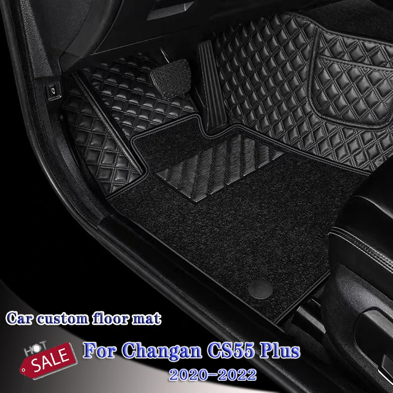

Коврики для Changan CS55 Plus 2020 2021 2022, автомобильные коврики, аксессуары для интерьера, автостайлинг, накладки на ножки