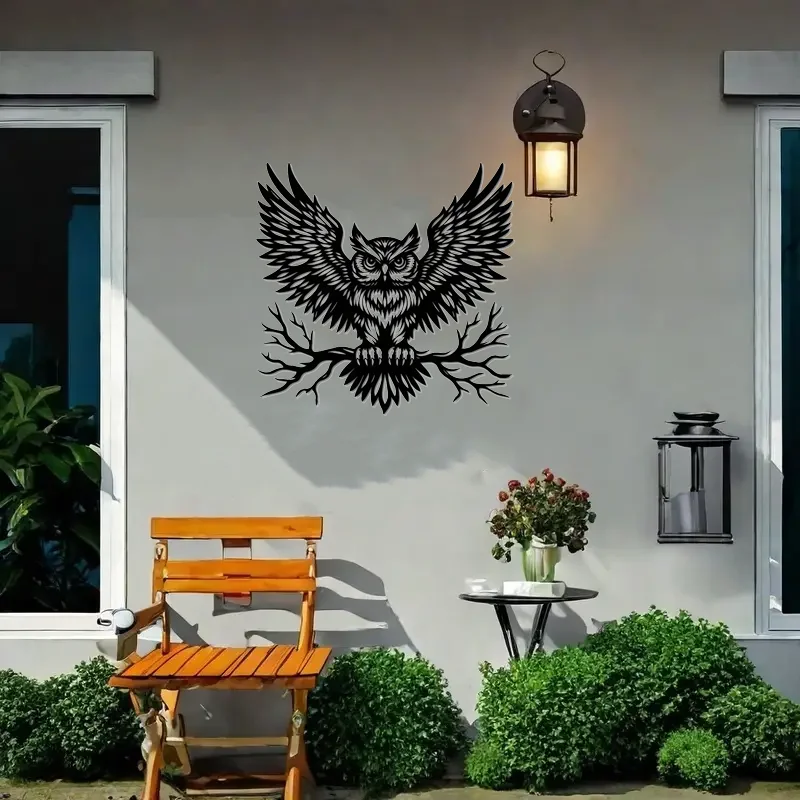 Owl Art Decorations-Perfect for Home, Office, Cafe and Bar Decoration, Best Gift Choice wall stickers room decor