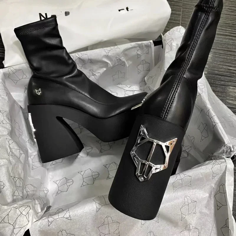 Moda Naked Wolfe Sassy Stretch Platform Boots Sugar Booties Spice Xp Sin Scar Naughty Stable Slouchy Cowboy High Boot