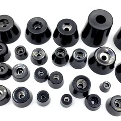 8/4/2pcs Full Rubber Foot Pad Tips Table Box Speaker Furniture Leg Shock Stand Absorber Non-slip With Washers