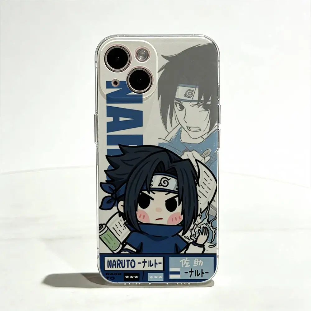 NARUTO Cute Cartoon Ultra Clear TPU Slim Lightweight Shockproof Phone Case Cover