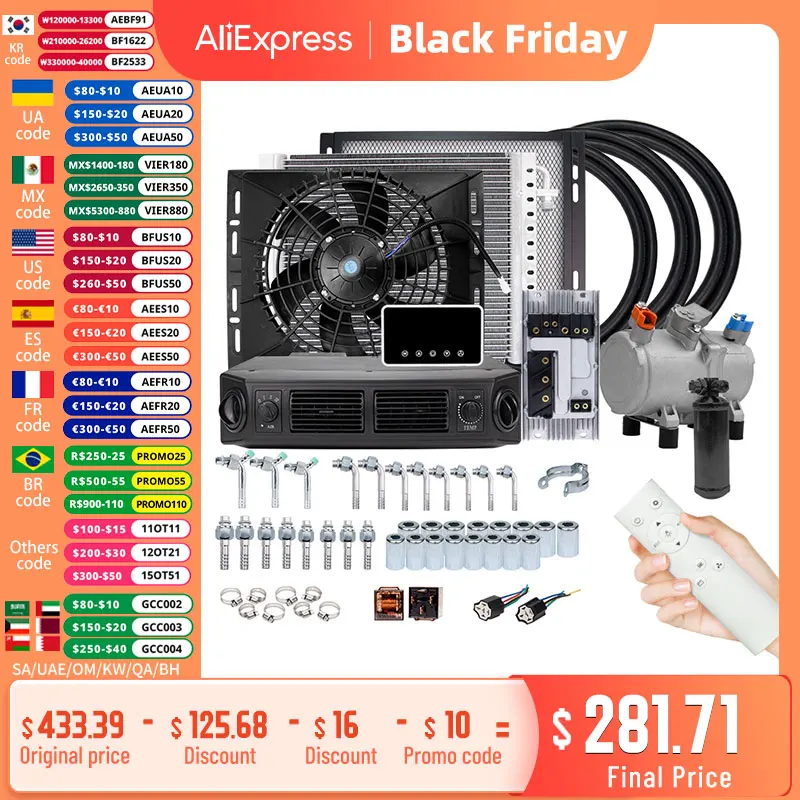 Universal-Automotive-Auto-Electric-Air-Conditioning-Compressor-12V-24V ...