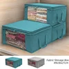 1pcs Non Woven Fabric Folding Clothes Storage Bag Clothes Collecting Case Toys Quilt Blanket Storage Organizer for Home 1