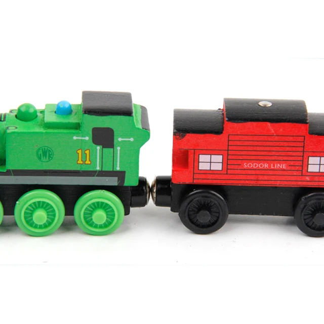 Thomas and Friends Toy Wooden Train Toys Magnetic Connectable Track Trains Toys for Boy Girls Baby Educational Toy 3