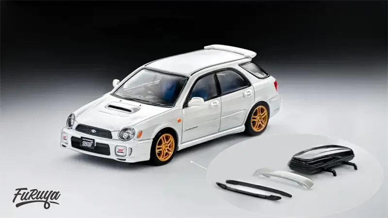 

Furuya 1:64 Impreza WRX STi Wagon Mk2 GD Bugeye limited999 Die-Cast Car Model Collection Miniature