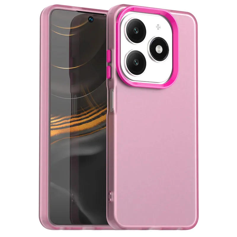 Translucent Candy Color Matte Shockproof Protective Bumper Case