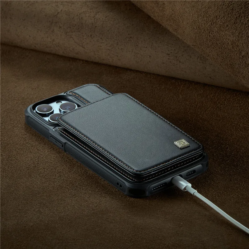 Fashion Card Bag Phone Case For Iphone 14 Plus 11 12 13 Pro Max Leather Protective Shell Cover