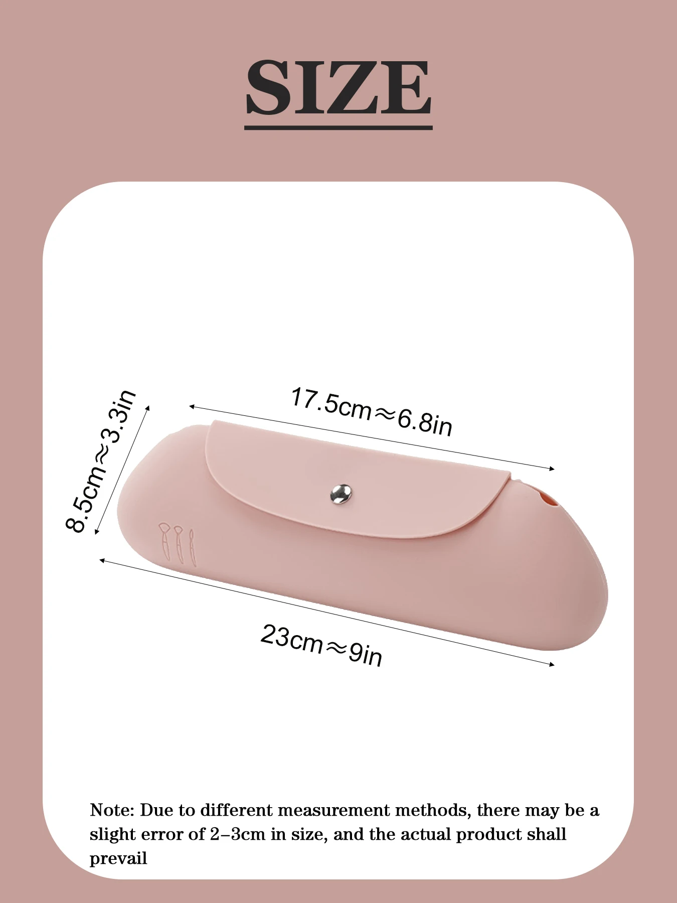 Silicone Magnetic Closure Travel Cosmetic Bag Makeup Brush Bag 6