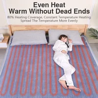 Intelligent Switch Electric Blanket 220V Thicker Heater Blanket Mattress Thermostat Electric Heating Blanket Body Warmer FluffyI 2