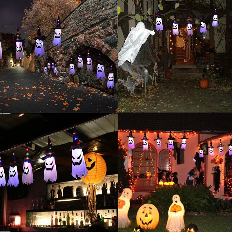 Halloween Decoration Halloween Party Ghost Hanging Ornaments Horror Party Glow in the Dark Halloween Decoration Day of The Dead