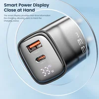 Toocki 33W GaN USB C Charger Digital Display PD3.0 High Speed Type C Fast Charging Charger For iPhone 15 14 13 12 11 Pro Max XS - Image 4