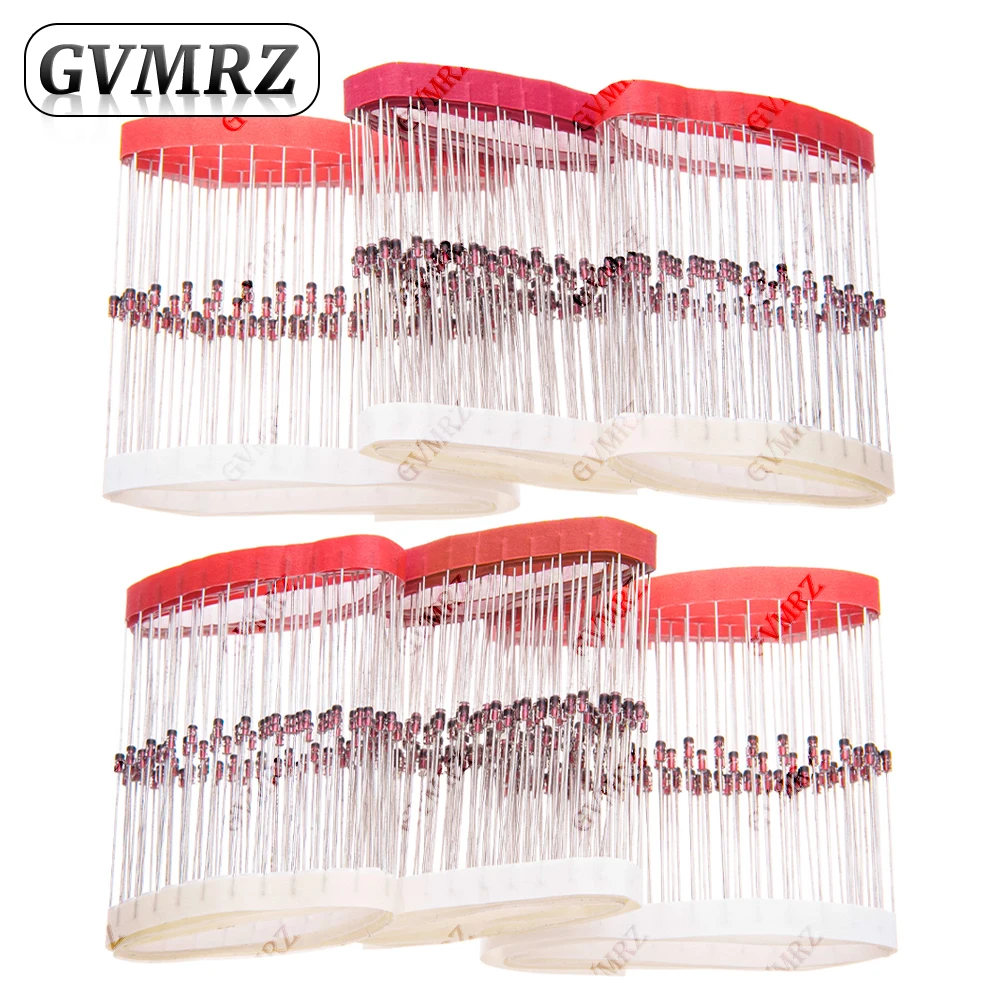High-Quality Assorted Zener Diode Voltage Regulators - 100 PCS, 0.5W